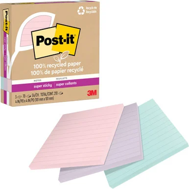 Post-it® Super Sticky Adhesive Note (675r3ssnrp)