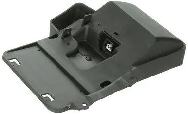 Crown Automotive Jeep Replacement License Plate Bracket, Rear, Black, w/ Lamp 68064720AA