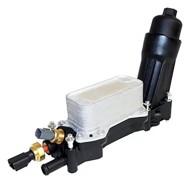 Crown Automotive Jeep Replacement Engine Oil Filter & Cooler Assembly for Various 14-16 J, C, D Models w/ V6 Eng. 68105583AF