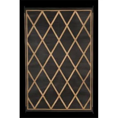 Faulkner 68900 Diamond 8x20 Mat Black/Beige 68900_68