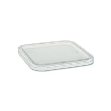 Pactive 6SFLY Earthchoice Recycled Pet Container Lid, For 6" Square Rpet Containers, 6.25 X 0.39 X 6.25, Clear, Plastic, 360/carton