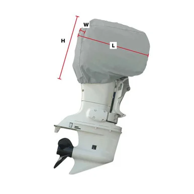 Carver 70002F10 Boat Motor Cover - Gray