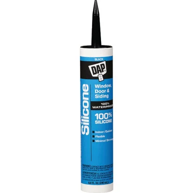 DAP 7079808642 Black Silicone Sealant 9.8oz