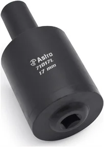 Astro Pneumatic 71017L 17mm 1/2" Drive Lug Nut Drum Socket