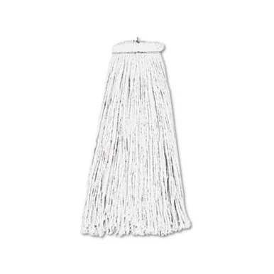 Boardwalk 716REA Cut-end Lie-flat Wet Mop Head, Rayon, 16oz, White