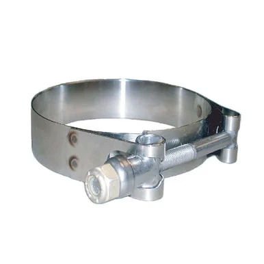Trident Marine 720-6001L 316 Ss T-bolt Clamp - 3/4" Band - 6.53"-7.10" Range - 10-pack