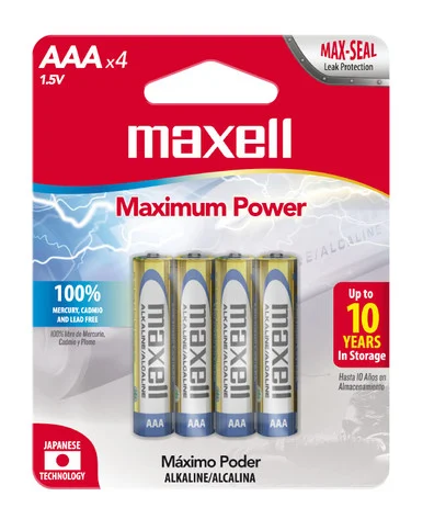 Maxell Alkaline General Purpose Battery (723865)