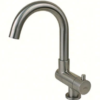 Scandvik 74125 Nordic Folding Stainless Steel J-spout Tap