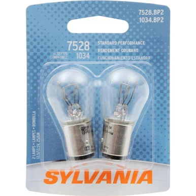 Sylvania 7528.BP2 7528 Basic Mini Bulbs 2-Pack 7528.BP2