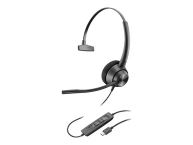 Poly EncorePro 310 USB-C Monoaural Headset TAA (760q8aa)