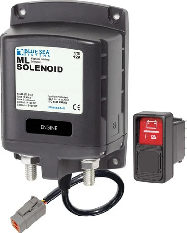 Blue Sea Systems 7718100BSS 12V DTM Solenoid Switch