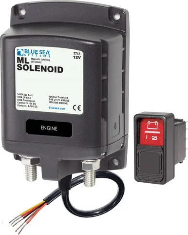 Blue Sea Systems 7718BSS 12V Solenoid Switch