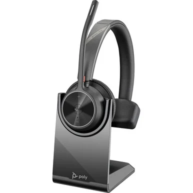 Poly Voyager 4310-M Microsoft Teams Certified Headset With Charge Stand (77y93aa)