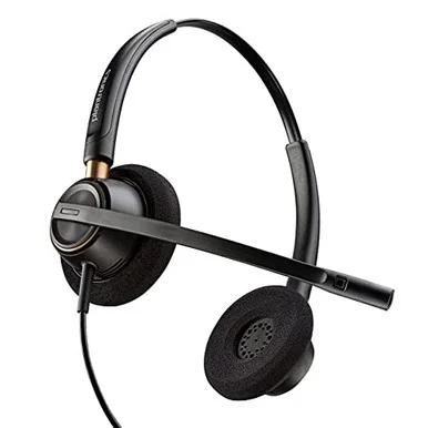 Poly EncorePro 520 with Quick Disconnect Binaural Headset TAA (783P6AA#ABA) 783P6AA#ABA - Hewlett Packard