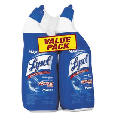 Lysol 79174PK Disinfectant Toilet Bowl Cleaner, Wintergreen Scent, 24 Oz Bottle, 2/pack