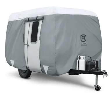 Classic Accessories 80295153101RT Molded Fiberglass Travel Trailer Cover