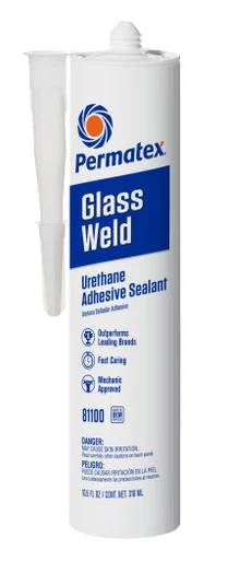 Permatex 81100 Glass Weld Urethane Windshield Sealant 10.5 Oz