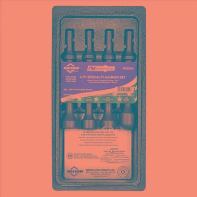 Mayhew 81403 Buy 32024 4 Pc Specialty Hammer Set And 32025 4 Pc Hammer Set, Get 28620 90 Degree Lock Grip Hose Clamp Plier Free 81403_43