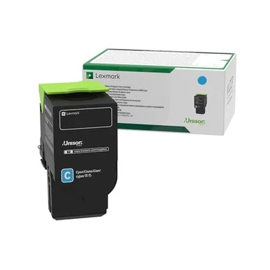 Lexmark Original Laser Toner Cartridge - Return Program - Cyan - 1 Pack (81c0xcg)