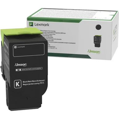 Lexmark Original Laser Toner Cartridge - Return Program - Black - 1 Pack (81c0xkg)