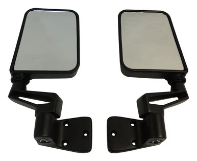 Crown Automotive Jeep Replacement Mirror Kit, Left & Right, Black, 1987-2002 Style 82200834K