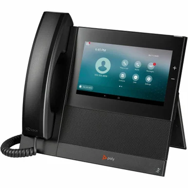 Poly CCX 600 IP Phone - Corded - Corded/Cordless - Wi-Fi, Bluetooth - Black (84c17aa-aba)
