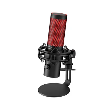 USB Microphone for Gaming, Streaming and Podcasting, with On-Board Controls, LED Lighting, Quick Release Shock Mount and Built-in Arm/Stand Mount, PC, Mac, PS5, PS4, USB-C - Black (872v1aa)