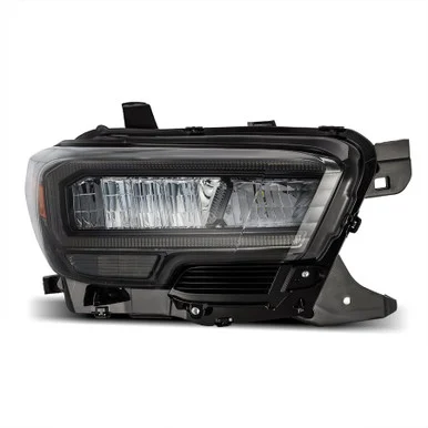 Alpharex 880702 LUXX-Series Projector Headlights for Toyota Tacoma 2016-2023 Black