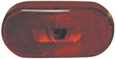 Command Electronics 89121R Red Oval Clearance Light Lens