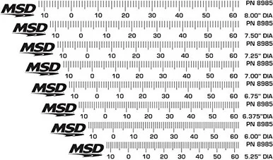 MSD Performance 8985 Timing Tapes 8985_100