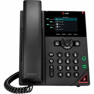 Poly VVX 250 IP Phone - Corded - Corded - Desktop (89B66AA#ABA) 89B66AA#ABA