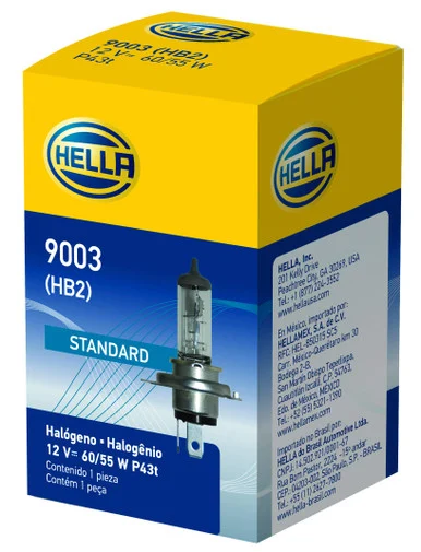 Hella HELLA 9003 Standard Series Halogen Light Bulb 9003 9003_100