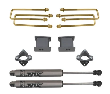 Maxtrac 901740F 4' Lift Blocks U-bolts R Fox Shocks