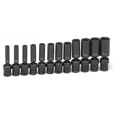 Grey Pneumatic 907UMD 7mm 1/4 Dr. Universal Deep Impact Socket