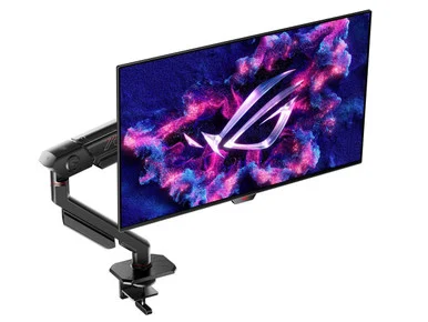 Asus ROG Mounting Arm for Monitor, Flat Panel Display, Curved Screen Display - Black (90la00q0-b011b0)