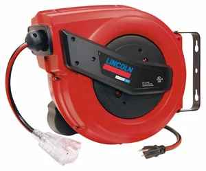 Lincoln Industrial 91039 60' Tri-tap Electric Power Cord Reel 91039_45