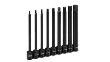 Grey Pneumatic 9247H 1/4" Drive Impact 7 Piece 4" Length Sae Hex Driver Set