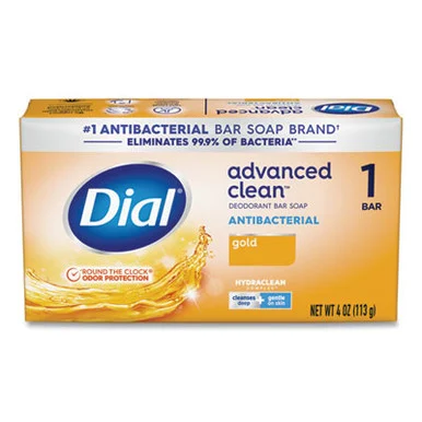 Dial Professional 92617 Deodorant Bar Soap, Iconic Dial Gold Fragrance, 4 Oz Wrapped Retail Bar, 36/carton