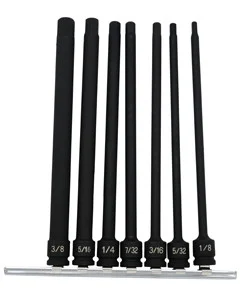 Grey Pneumatic 9267H 1/4" Drive Impact 7 Piece 6" Length Sae Hex Driver Set