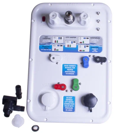 Thetford 94141 Nautilus P1 H2O Water Control Panel With Spin Sprayer (White)