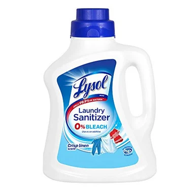 Reckitt Benckiser 95872EA Laundry Sanitizer, Liquid, Crisp Linen, 90 Oz - Lysol