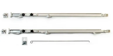 Carefree of Colorado 961501WHT Fiesta Universal Manual Arms Set - White