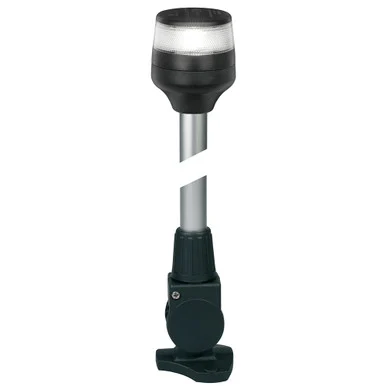 My Hella Lights 980960461 Hella Marine Naviled 360 Compact All Round Lamp - 2nm - 40" Fold Down Base - Black