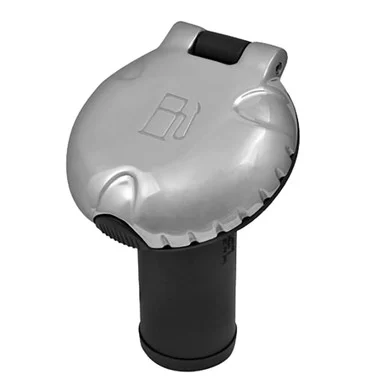 Attwood Marine 99DFCCAZ1S Attwood Deck Fill F/carbon Canister System - Angled Body & Scalloped Chrome Cap