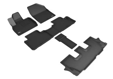 3D Mats L1KA05101509 Kagu Floor Mat - Black