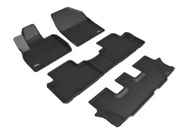 3D Mats L1KA05201509 Kagu Floor Mat for Kia Telluride
