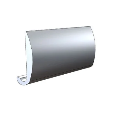 Taco Marine A110152TAL12DA Aluminum Rub Rail 7/16 x 1 x 12ft Drilled