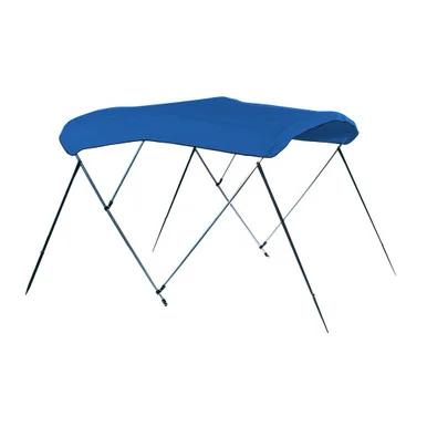 Carver A5463TB04 3 Bow Bimini Top Kit 6' 54H Fits 61 To 66W Pacific Blue - carver by covercraft