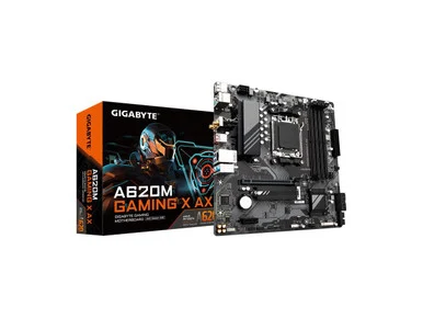 Gigabyte Ultra Durable A620M GAMING X AX Gaming Desktop Motherboard - AMD A620 Chipset - Socket AM5 - Micro ATX (a620mgamingxax-rev-1-1-)