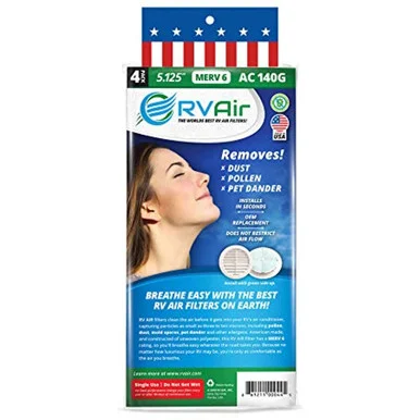 Rv Air Inc. AC140G Oem Precision Cut Round Ac Filter AC 140G